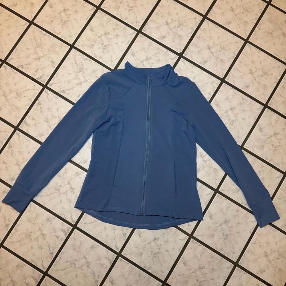Daisy Fuentes Blue zip-up jacket